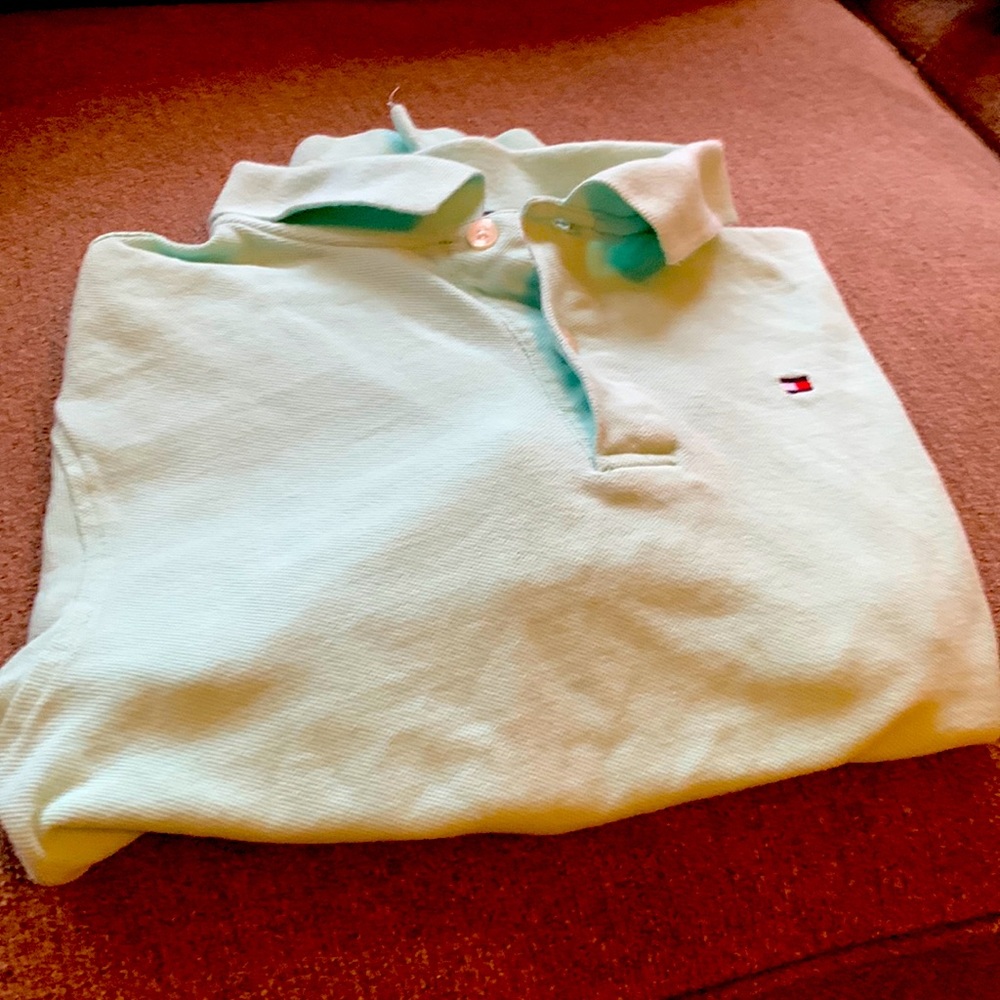 Boys Medium 12/14 Tommy Hilfiger short sleeve polo shirt.
